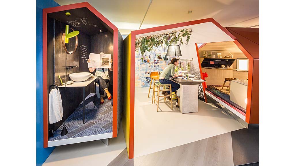 A person sitting at a desk.