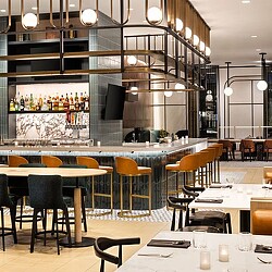 Sheraton Minneapolis Downtown interior. Photo courtesy of Sheraton Minneapolis Downtown Convention Center