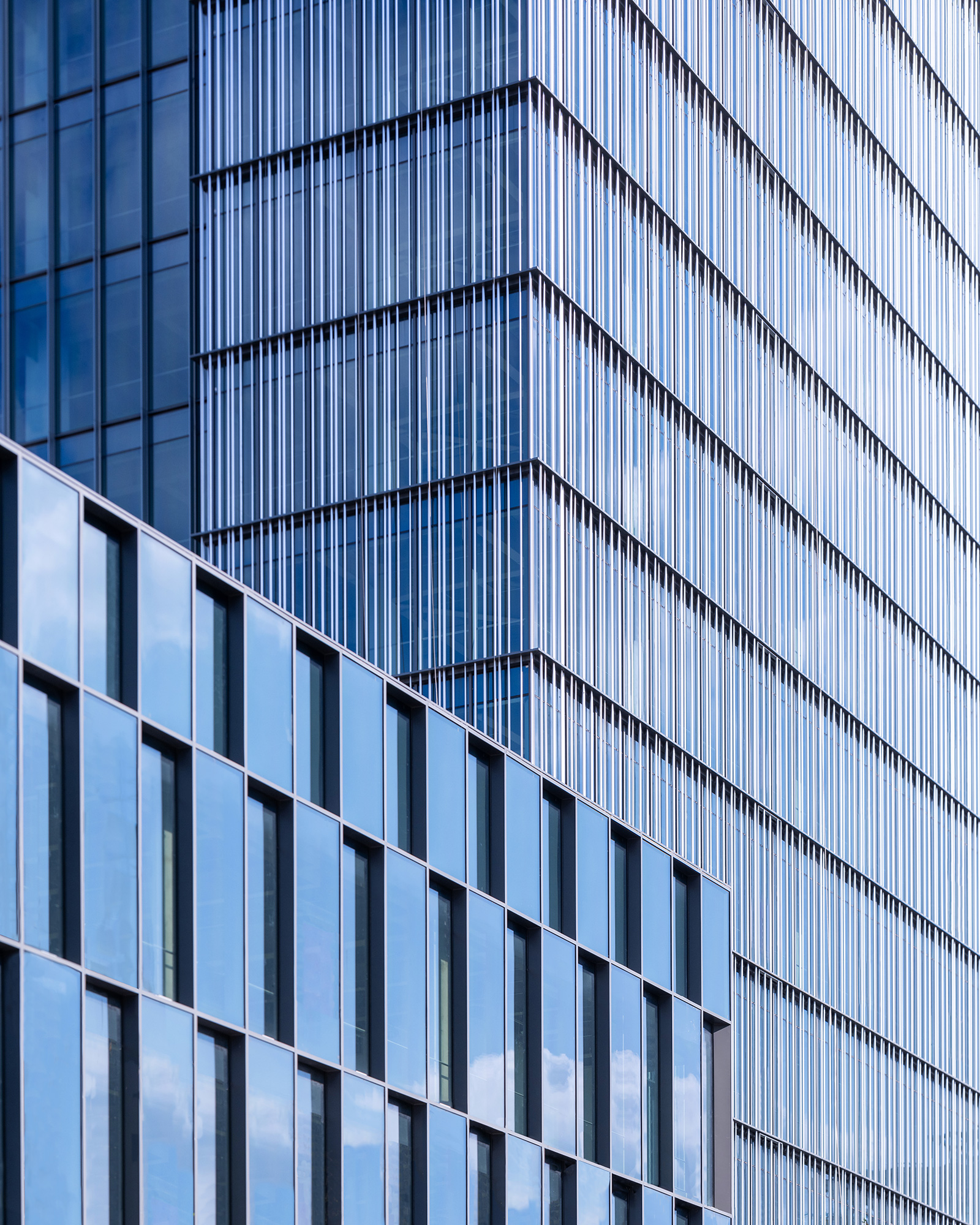 A building with many windows.