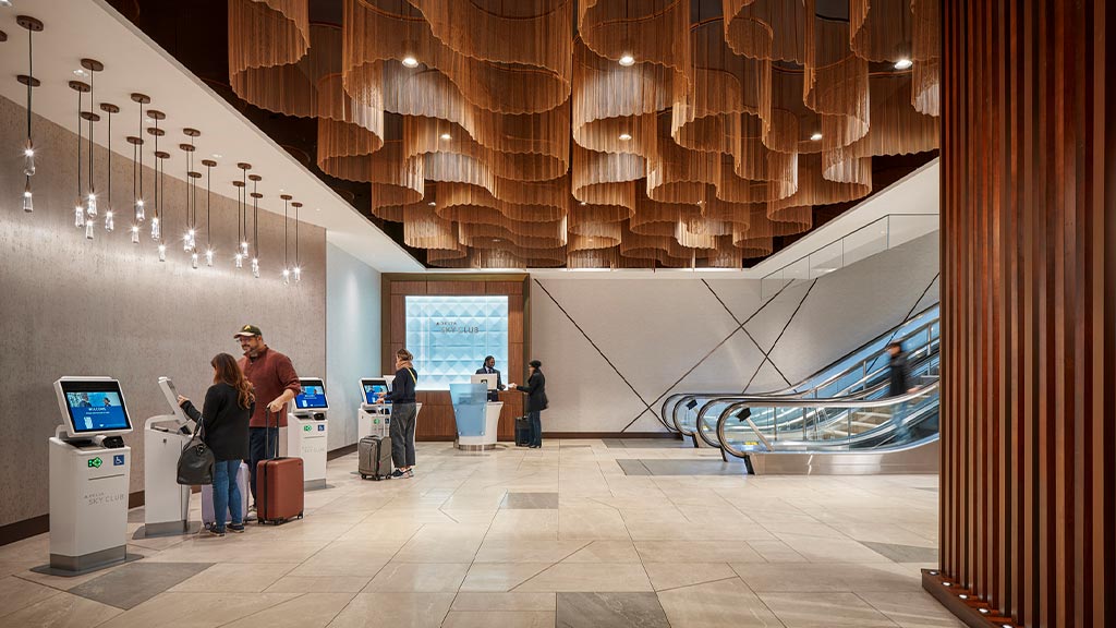 People at the airport.