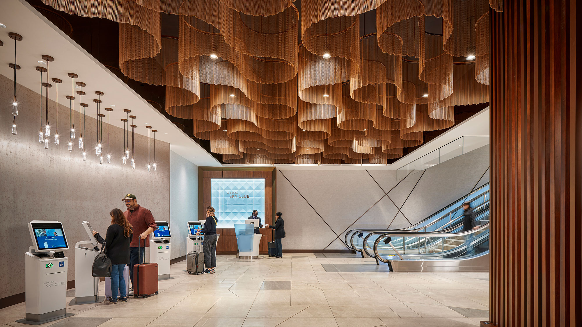 People at the airport.