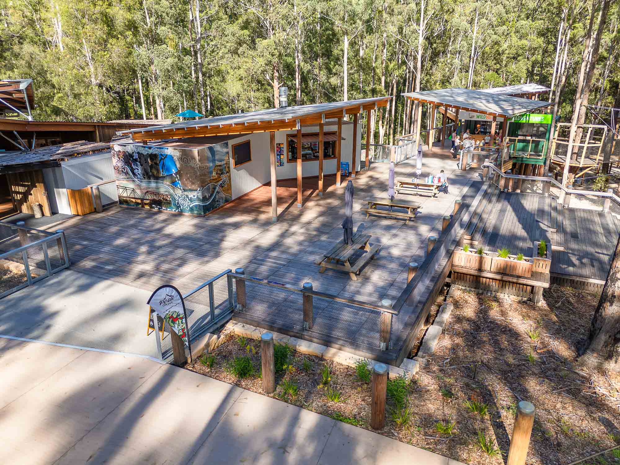 A building under construction.