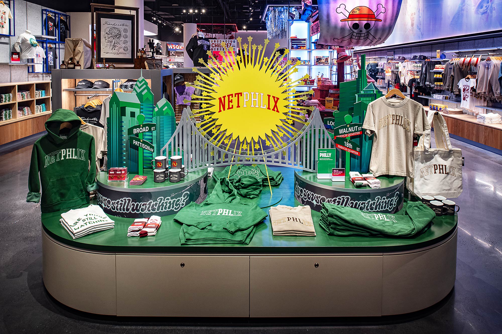 A store with a large display of items.