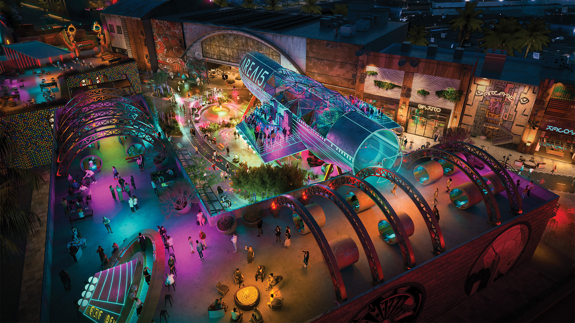 A group of people in a room.