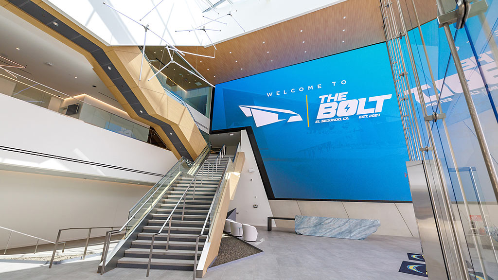 A staircase inside a building.