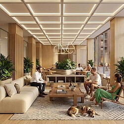 A group of people sitting in a living room.