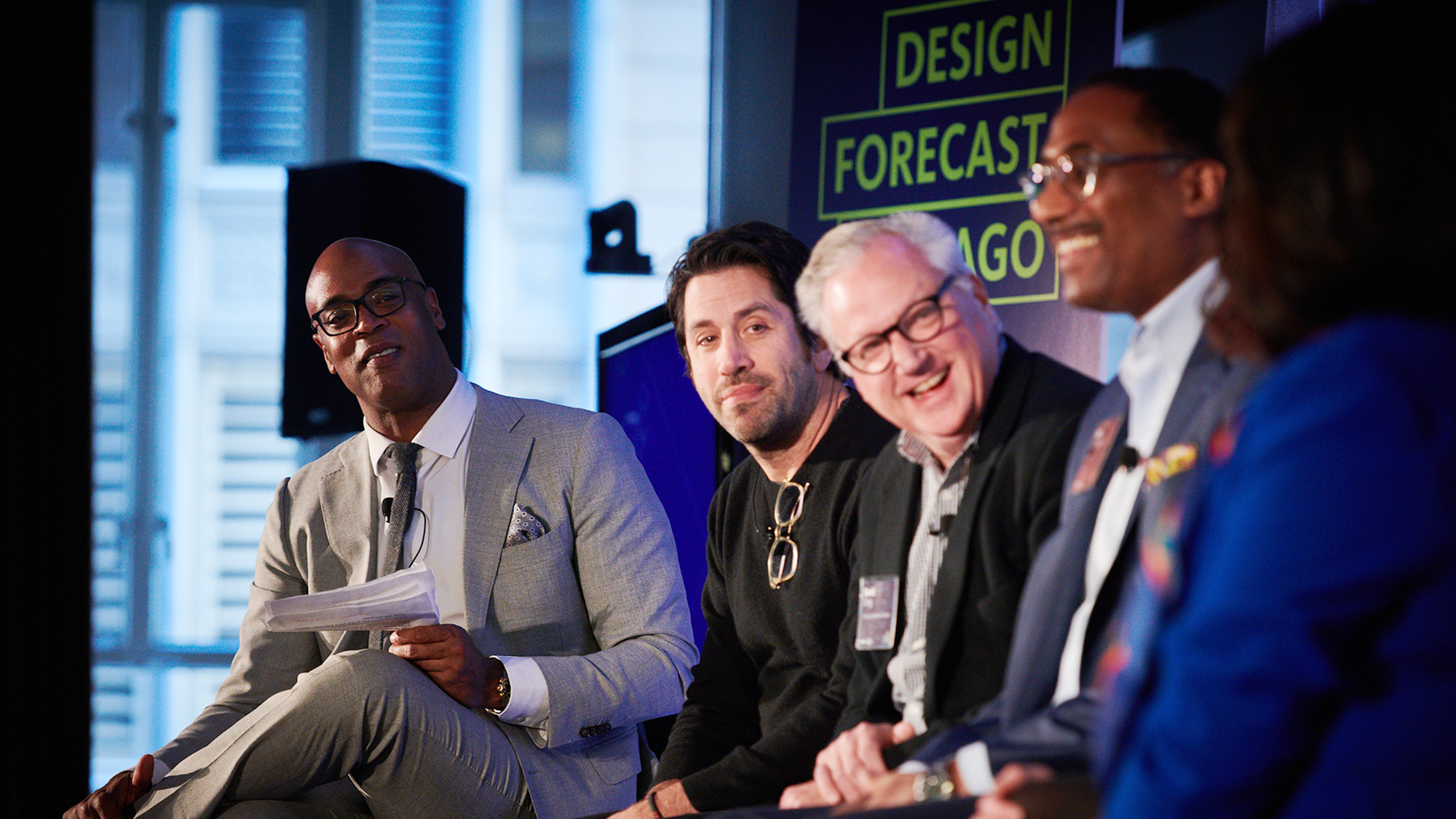 Panelists for Gensler Chicago's Design Forecast Local panel