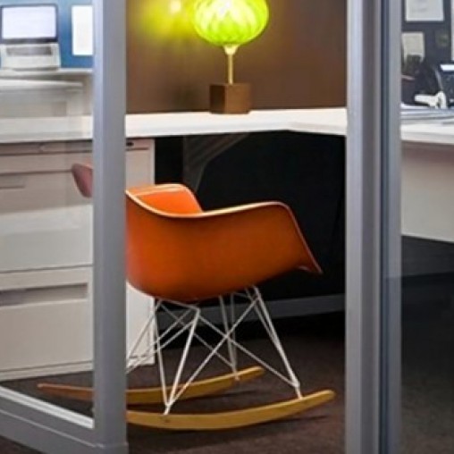 A chair in a room.
