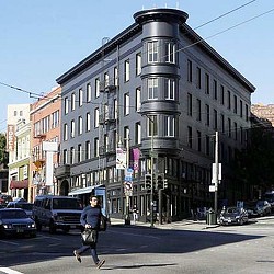 A person walking on the street.