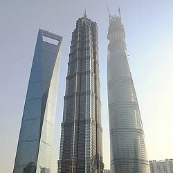 A couple of skyscrapers.