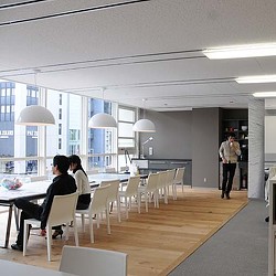 A man and woman in a room.