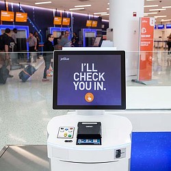 A machine with a screen.