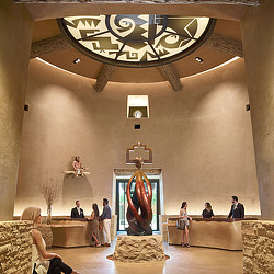 A group of people in a room.