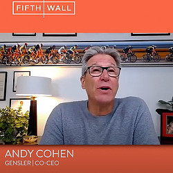 A person wearing glasses.