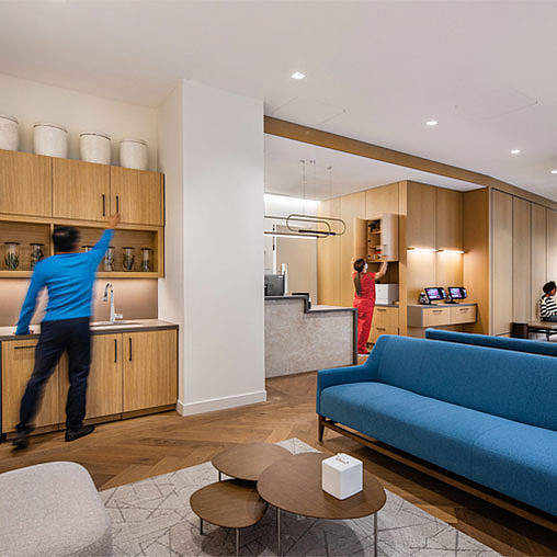Columbia Primary Care Manhattan Valley interior.