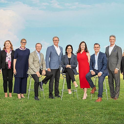 A group of people posing for a photo.
