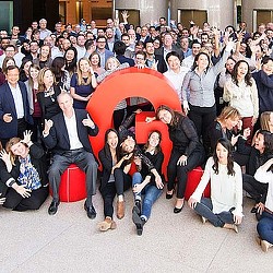A group of people posing for a photo.
