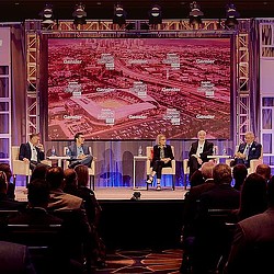 A group of people on a stage.