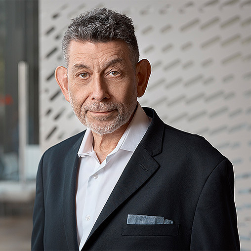 A man in a suit.