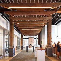 A person standing in a room.