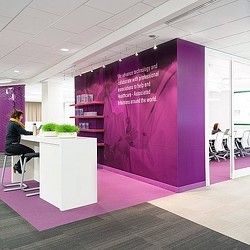 A person sitting at a desk.