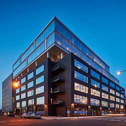 A building with a lot of windows.