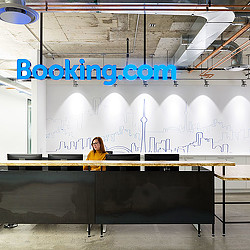 A person sitting at a desk.