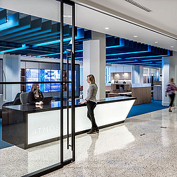 A person standing in a room.