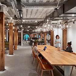 People sitting at a table.