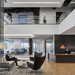 A person sitting in a chair.