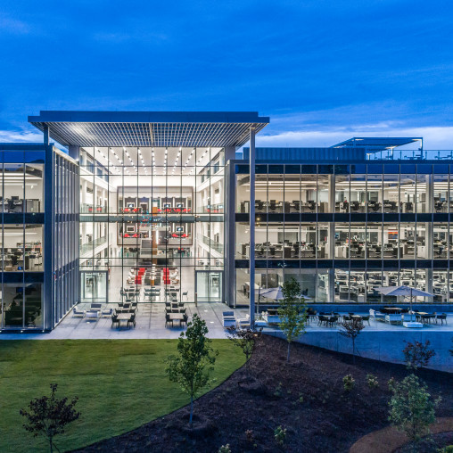 Mercedes-Benz USA Headquarters exterior.