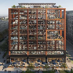 A building with a lot of windows.