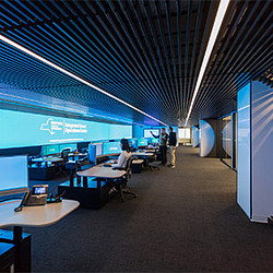 People working in an office.