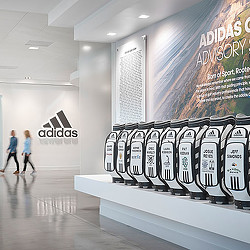 A display of a variety of products.