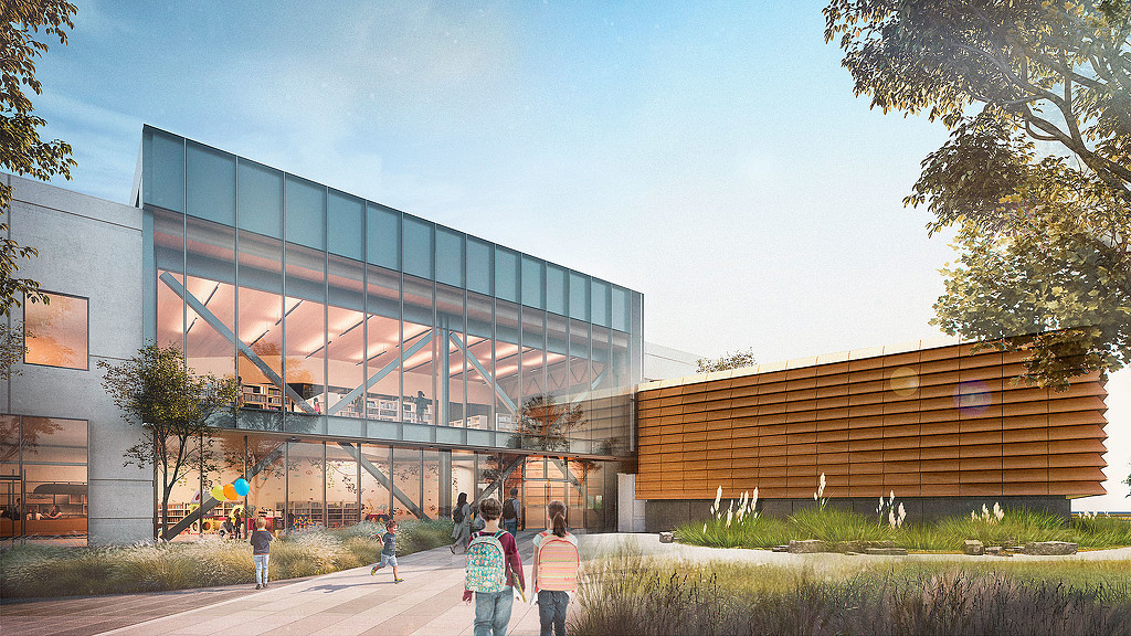 Frisco Public Library rendering.