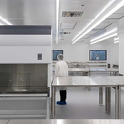 A person standing in a room.