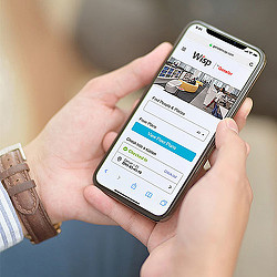 A person holding a phone.