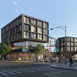 The AVE + West Humboldt Park Corridor Plan rendering