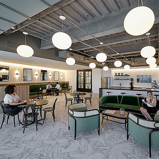 Waddell Serafino office cafe