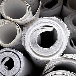 A bunch of white rolls.