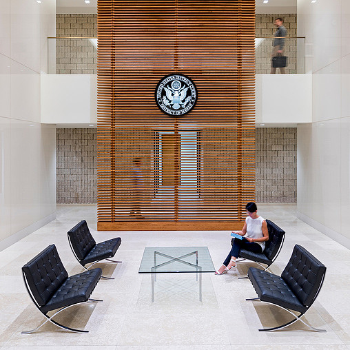 A person sitting in a chair.