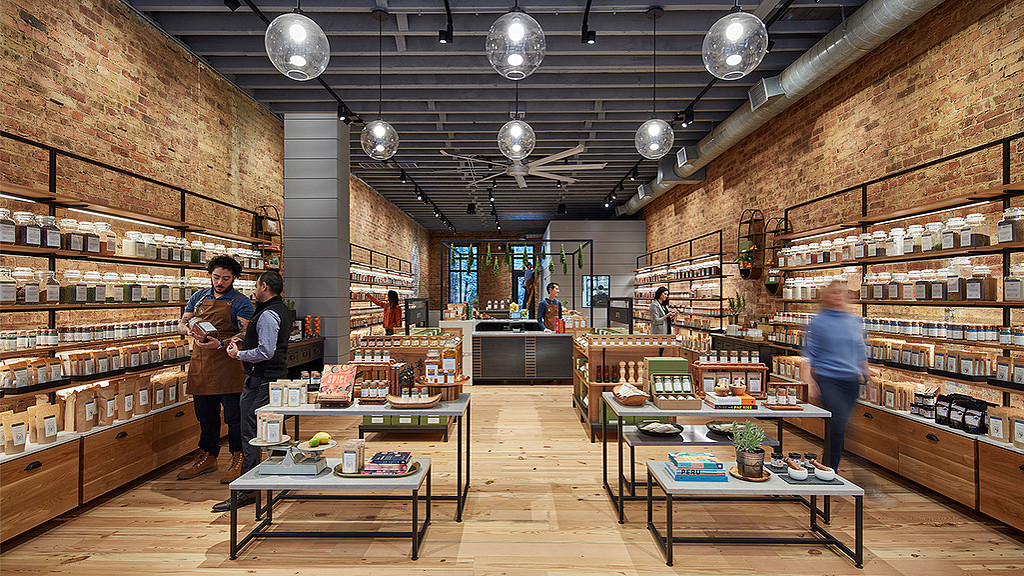 Industrial Chic Interior Design of the Adidas Flagship Store in