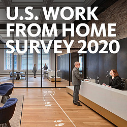 A man and woman at a conference.