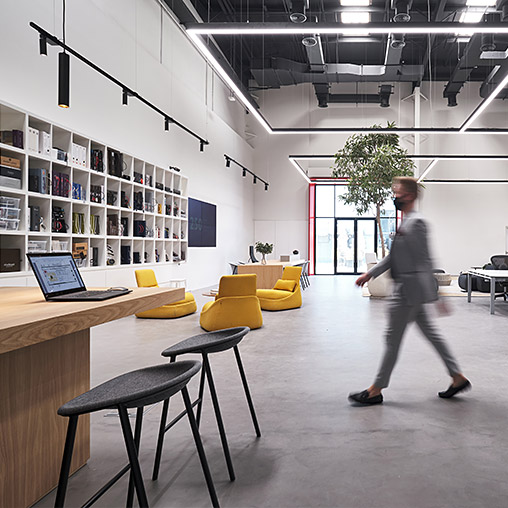 Gensler Alserkal Avenue office interior