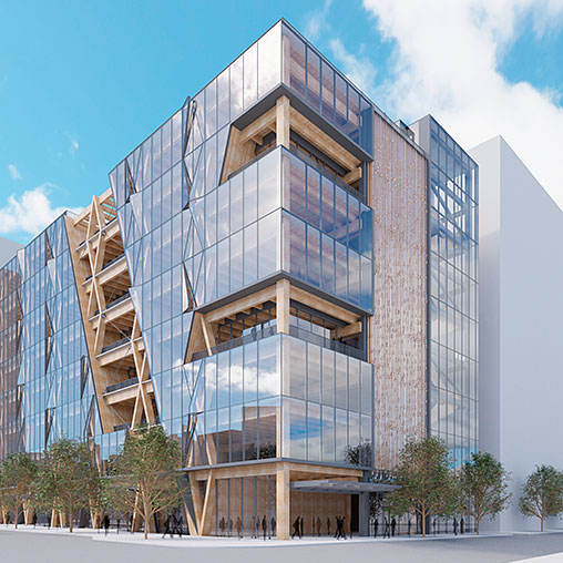 NEXT lab building rendering