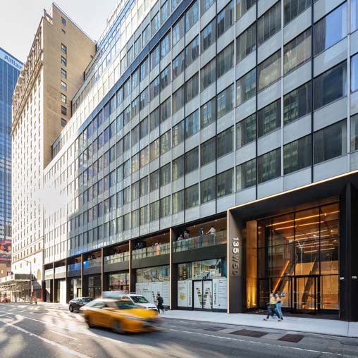 135 West 50th Street exterior entrance