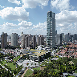 One Museum Place skyline view