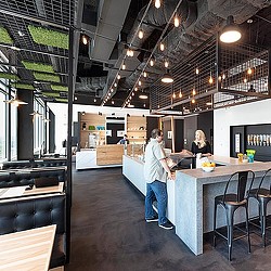 Nuts.com headquarters employee kitchen