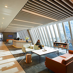 Sidley Austin London headquarters reception seating