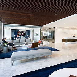 Akin Gump Houston office lobby